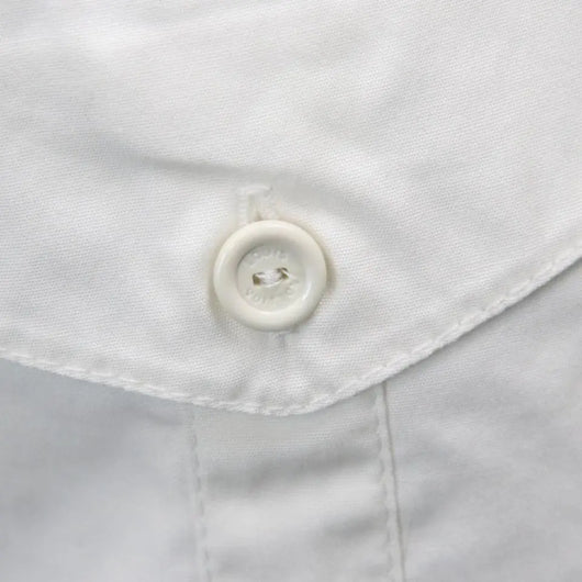 Louis Vuitton Plaid Black White Cotton Womens Blouse Top Button