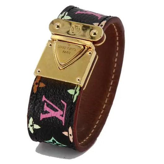 Louis Vuitton Lv Murakami Leather Rare Takashi Bracelet – MISLUX