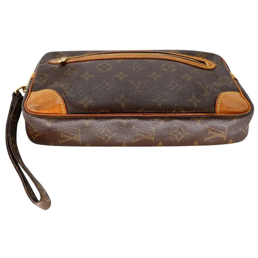 Louis Vuitton Marly Dragonne Pochette Travel Clutch GM Wristlet Wallet LV-B0209N-0012  – MISLUX