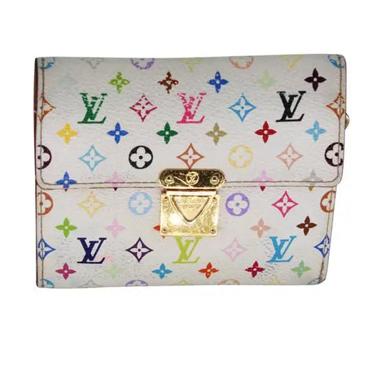 Louis Vuitton Brown Zippy GM Signature Takashi Murakami Panda Long Wallet LV-W0930P-0399