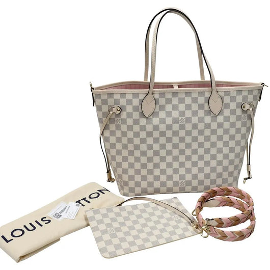 Azur 2022 Damier NEVERFULL MM Limited Edition Braided Cross Strap N41604 –  MISLUX