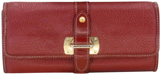 Louis Vuitton Red EPI Leather Kisslock Snap Bi-Fold Wallet LV-W0930P-0391  For Sale at 1stDibs