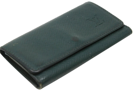 Louis Vuitton LV GHW Key Holder Case M93732 Monogram Multicolore Black