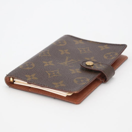 Shop Louis Vuitton LV SMALL RING AGENDA COVER Planner R20700 by Belleplume