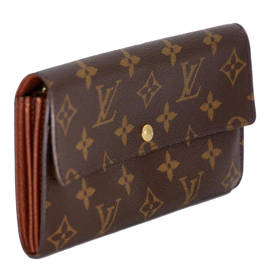 Louis Vuitton LOUIS VUITTON Monogram Painted Dot LVxYK Portefeuille Sarah  NM Long Wallet Brown M81980 RFID