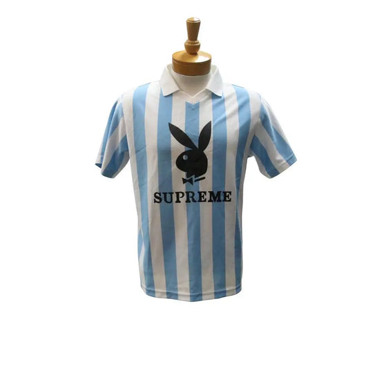 Supreme x Playboy Soccer Jersey Men's Player Shirt Size S – MISLUX