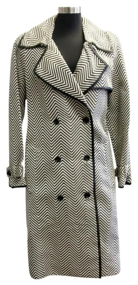 Tom Ford Chevron Wool Trench Coat Size 44 – MISLUX