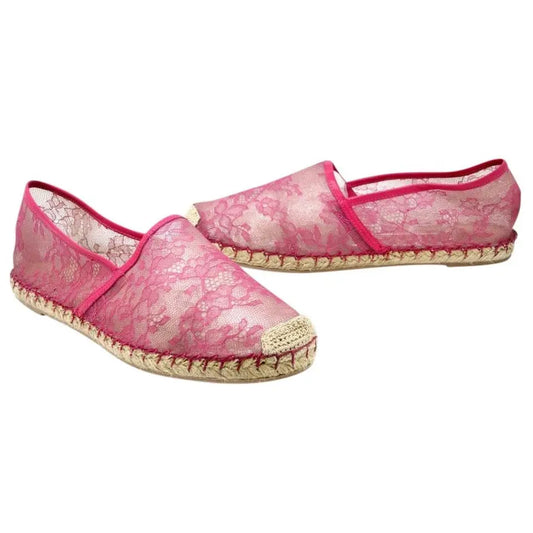 Louis Vuitton Red Lv Monogram Espadrilles Flats – MISLUX