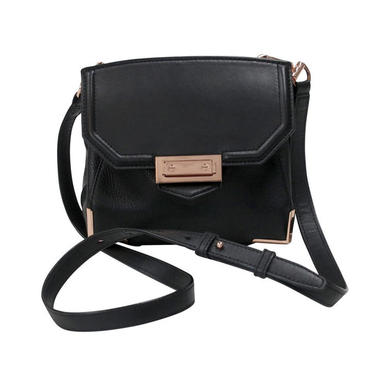 Burberry Messenger Lock Leather Cross Body Bag