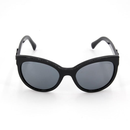 Chanel Black Acetate Frame Tinted Retro Cat Eye 5315 Sunglasses – MISLUX