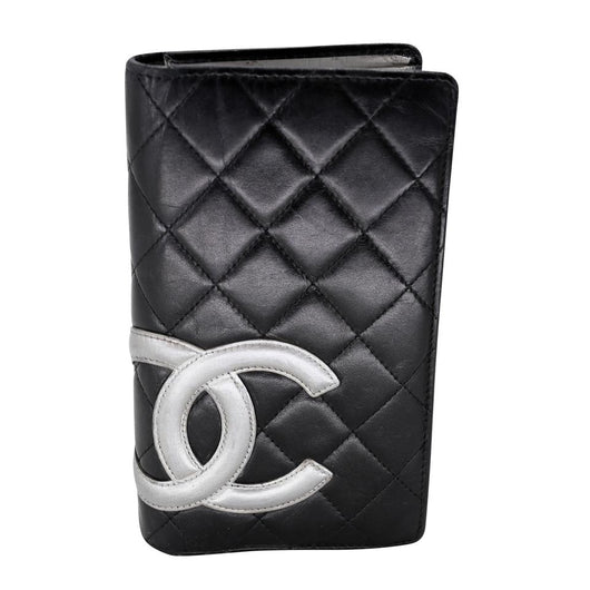 Chanel White Quilted Leather Cambon Ligne Bifold Wallet