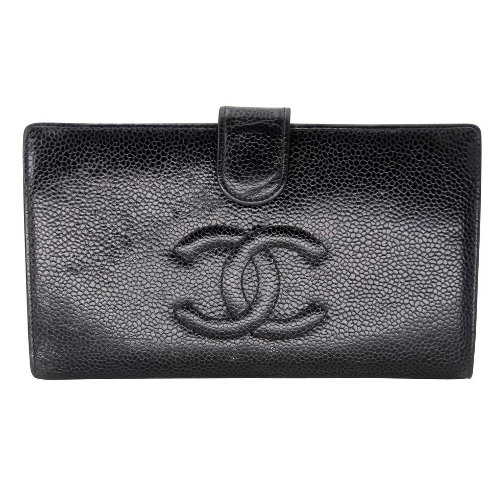 Chanel CC Long Leather French Purse Wallet