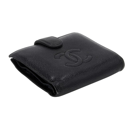 Chanel Compact Bifold Leather Caviar Purse Wallet CC-0624N-0013 – MISLUX