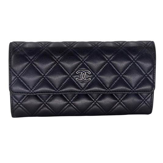 Chanel CC Bifold Leather Caviar Wallet CC-W0128P-0008 – MISLUX