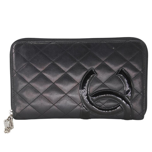 Chanel Cambon CC Quilted Lambskin Wallet CC-W0107P-0001