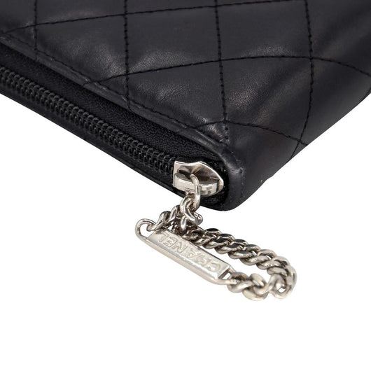 Chanel Zippy Cambon Clutch Ligne Bag Wallet CC-0407N-0115