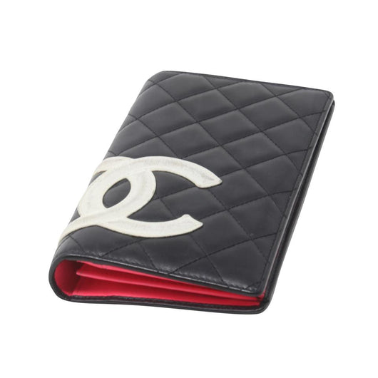 Chanel Pink Quilted Lambskin Leather L Yen Wallet - LabelCentric