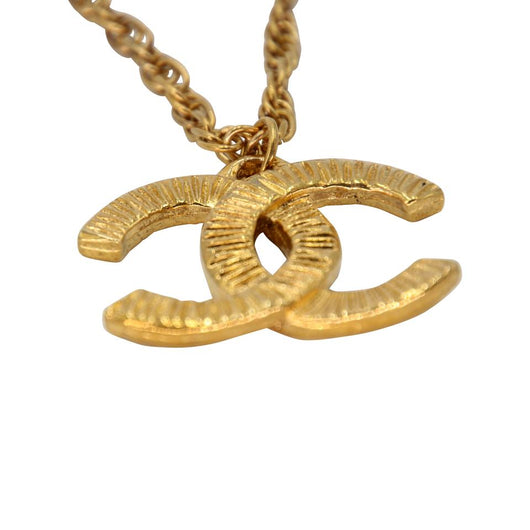 Chanel CC Coin Logo Chain Pendant 18K Plated Necklace CC-0819N-0007