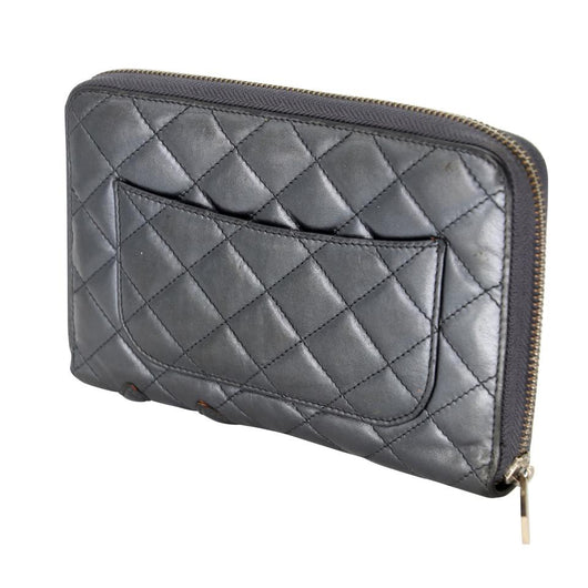 Chanel Zippy Cambon Clutch Ligne Bag Wallet CC-0407N-0115