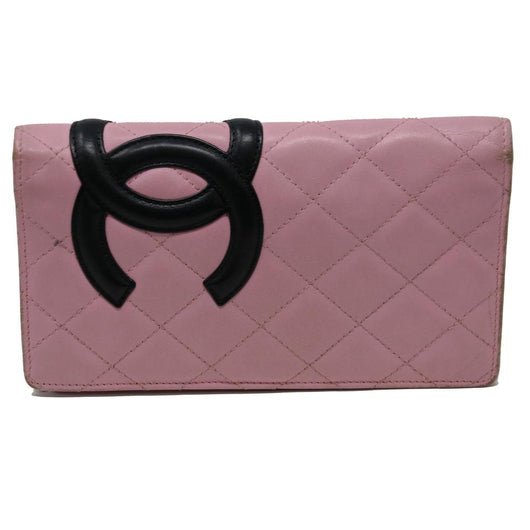 Chanel Cambon CC Bifold Quilted Lambskin Wallet LV-1104P-0011