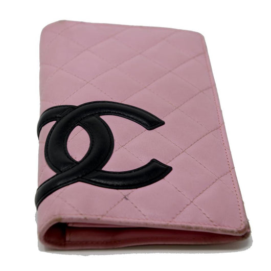 Chanel Cambon CC Bifold Quilted Lambskin Wallet LV-1104P-0011