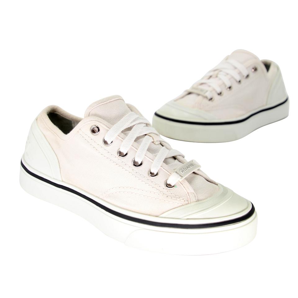 Chanel Low Top CC Coated Canvas Tennis Sneakers CC-1104P-0015 – MISLUX