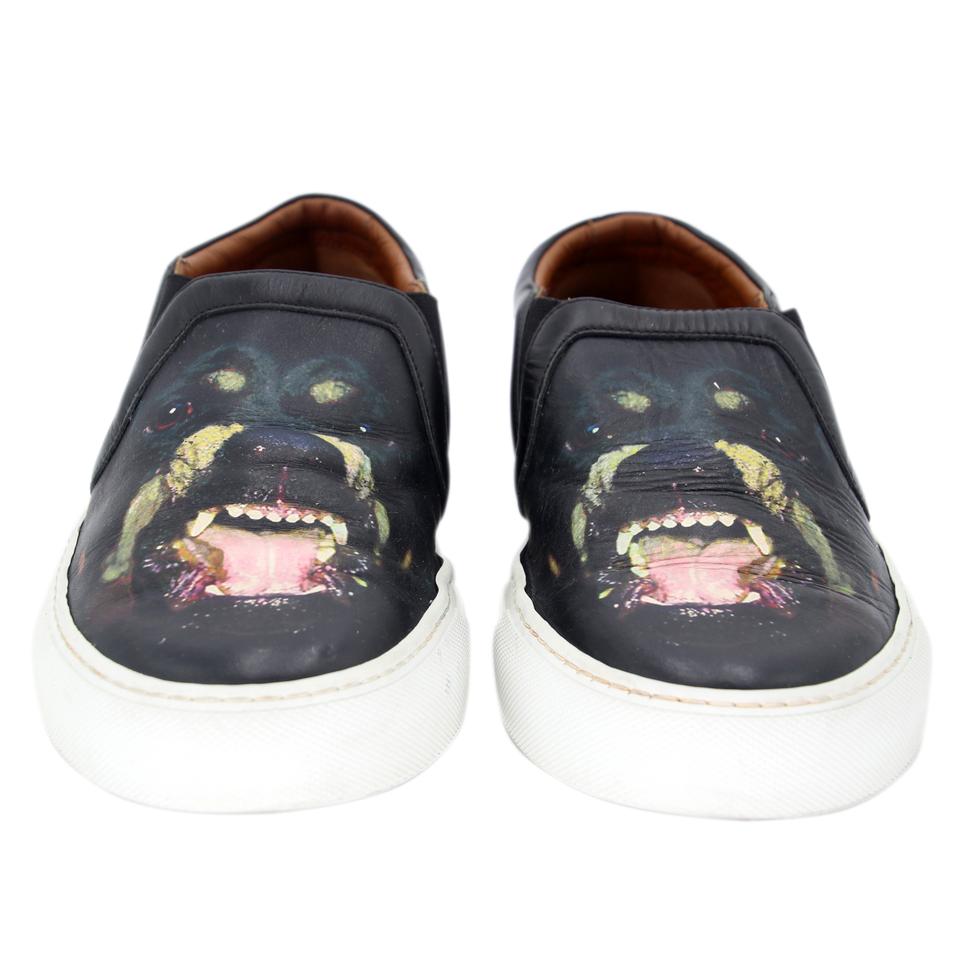 formel Modtagelig for Måling Givenchy Black Rottweiler Dog Printed Skate Slip-on Sneakers 40/10 Flats –  MISLUX
