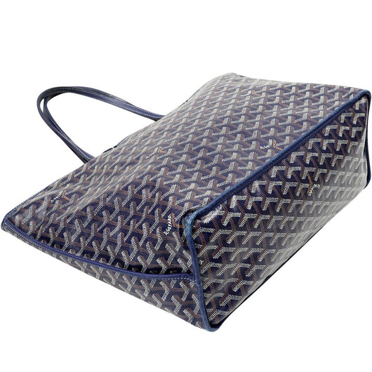 Anjou leather handbag Goyard Blue in Leather - 36348229