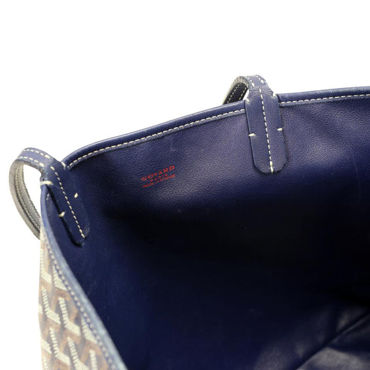 Authentic Goyard ANJOU PM Reversible Canvas/Leather Tote Bag