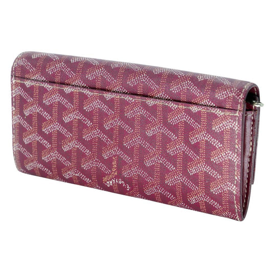 GOYARD Varenne Continental Wallet with Strap Coated Canvas