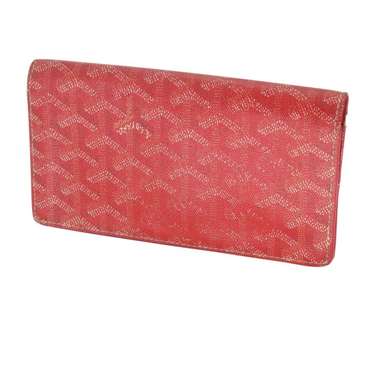 Goyard Blue Long Coated Canvas Bi-Fold International Richelieu Wallet