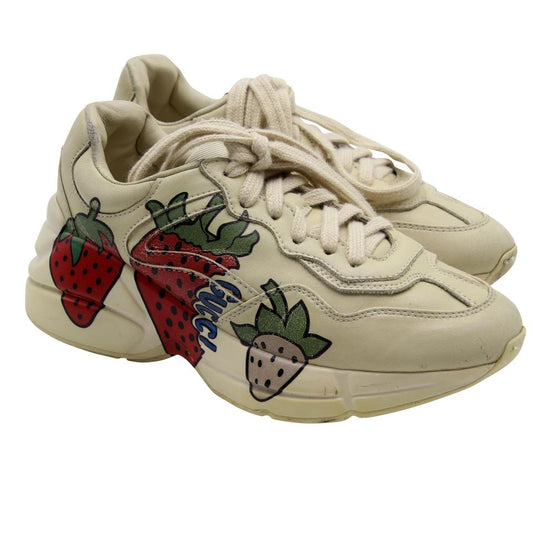 Gucci 35 Monogram Print Gg Mouth Rhyton Sneaker GG-0504N-0155