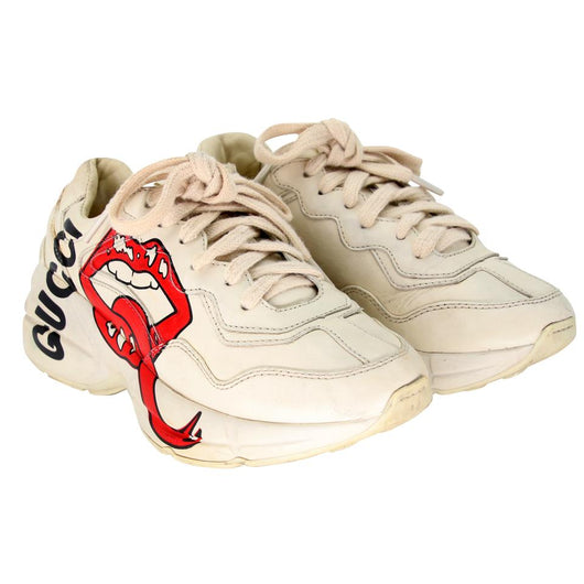 Gucci 35 Monogram Print Gg Mouth Rhyton Sneaker GG-0504N-0155
