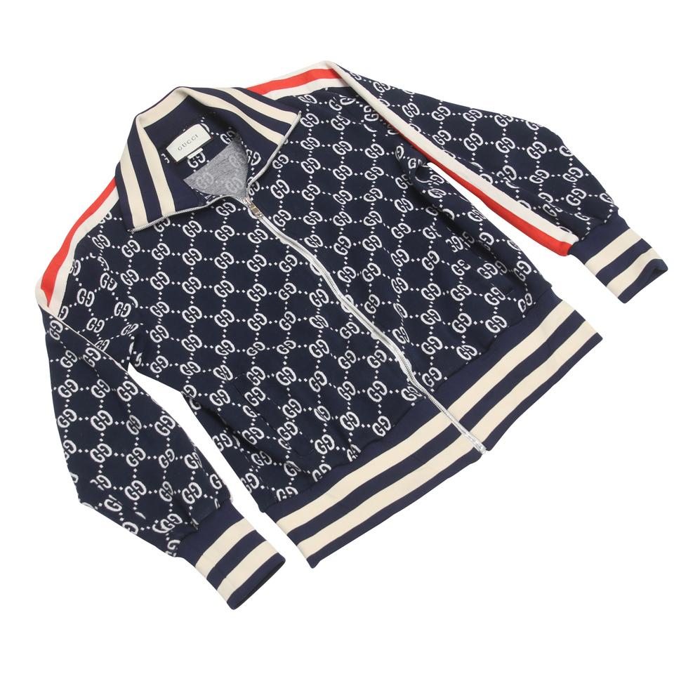 Gucci Zipper Front Medium Gg Jacquard Cotton Track Jacket GG-0624N-0001 –  MISLUX
