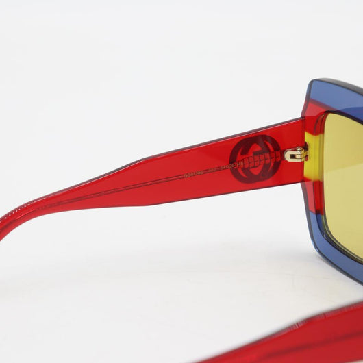 gucci blue and red stripe sunglasses
