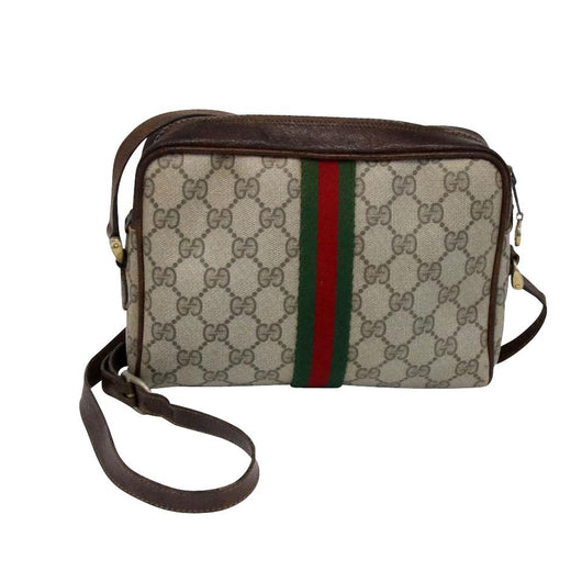 Ophidia cloth crossbody bag Gucci Brown in Cloth - 37219920