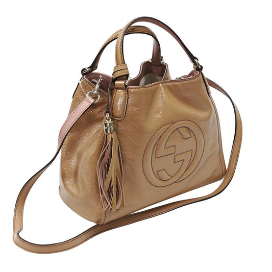 Ophidia gg cloth crossbody bag Gucci Brown in Cloth - 31242313