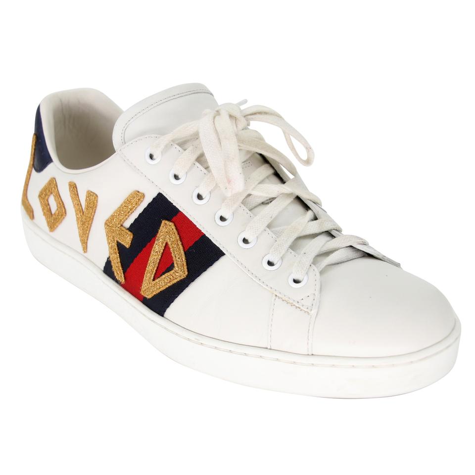 Gucci Ace Gg Low Tops  Gold Stitching Sneakers GG-0903N-0001 – MISLUX