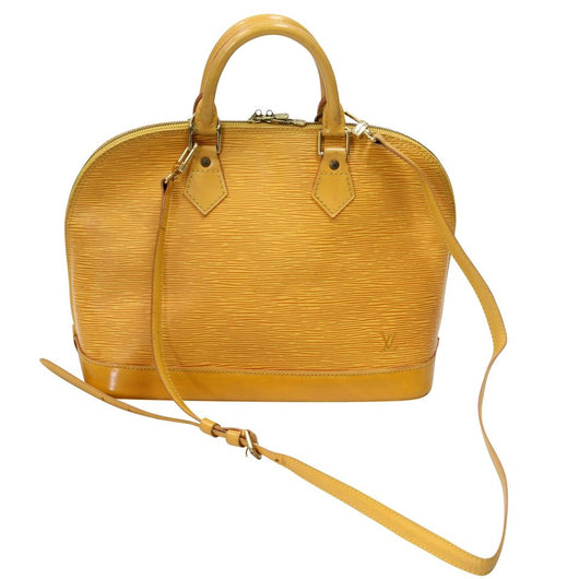 Louis Vuitton Tassil Yellow Epi Leather Petit Noe Shoulder Bag