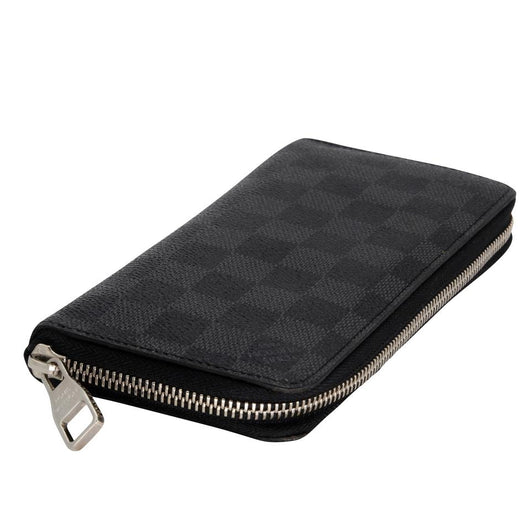 Louis Vuitton Zip Around Damier GM Graphite Coated Canvas Wallet  LV-0729N-0002