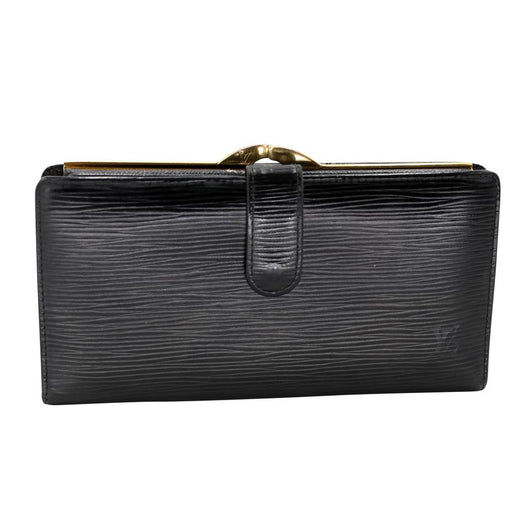 Vintage French Briefcase in Black Epi Leather from Louis Vuitton