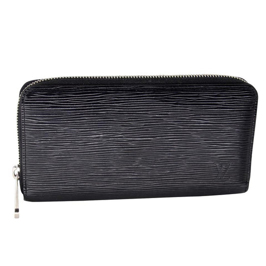 Authentic Louis Vuitton Black Epi Leather Medium French Wallet