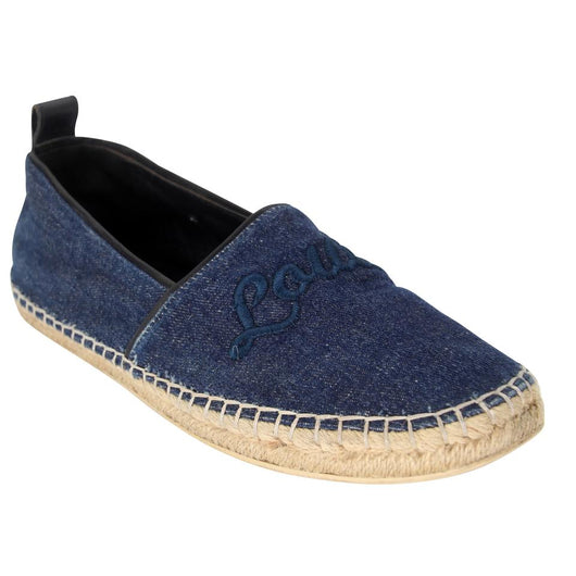 Louis Vuitton, Shoes, Louis Vuitton Mens Blue Espadrilles Size 1