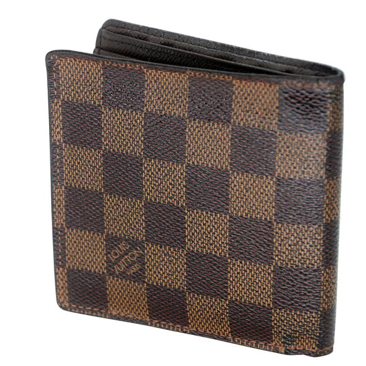 Louis Vuitton Damier Ebene Canvas Marco Wallet Louis Vuitton | The Luxury  Closet