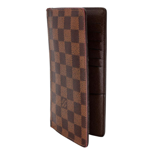 Louis Vuitton Damier Monogram GM Travel Checkbook Wallet LV-1202P-0001