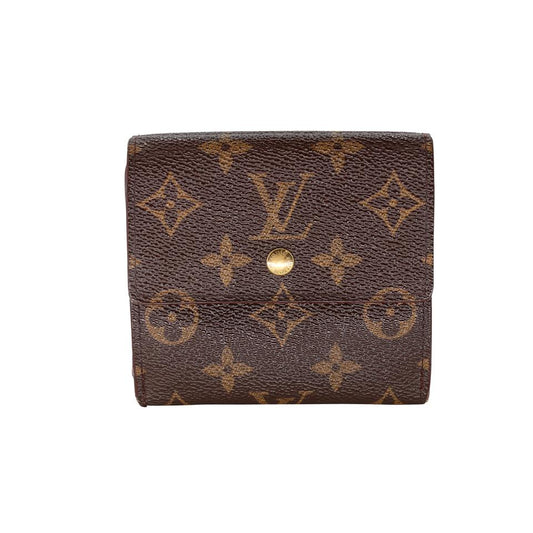 Men’s Louis Vuitton LV Monogram Bifold Wallet Card Holder Leather Brown -  Used