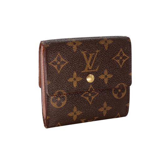 Louis Vuitton Monogram Canvas Wallet With Pink Interior AGC1414