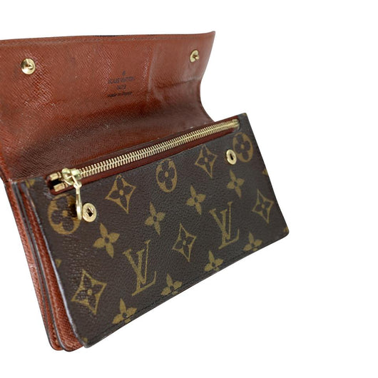 Louis Vuitton Monogram Coated Canvas Accordion Long Wallet – MISLUX