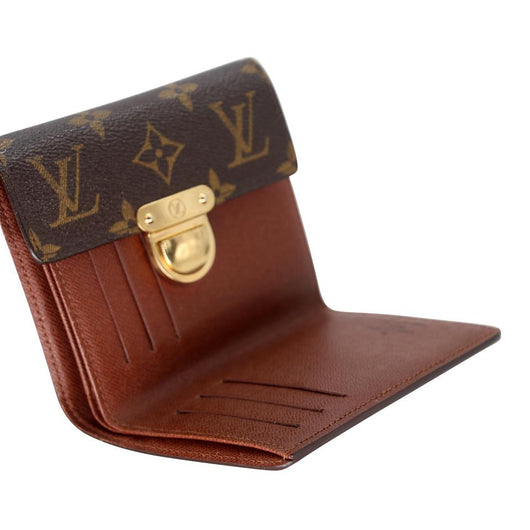 Louis Vuitton Astrid GM Monogram Logo Push-Lock Wallet