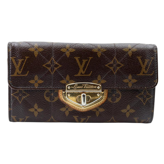 Louis Vuitton Tahiti GM Clemence Leather Round Wallet